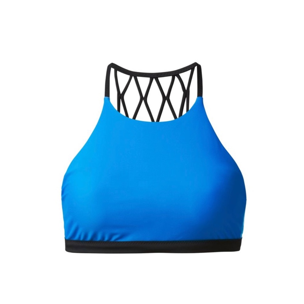 Lululemon Tidal Flow Net Top In Pipe Dream Blue /… - image 1